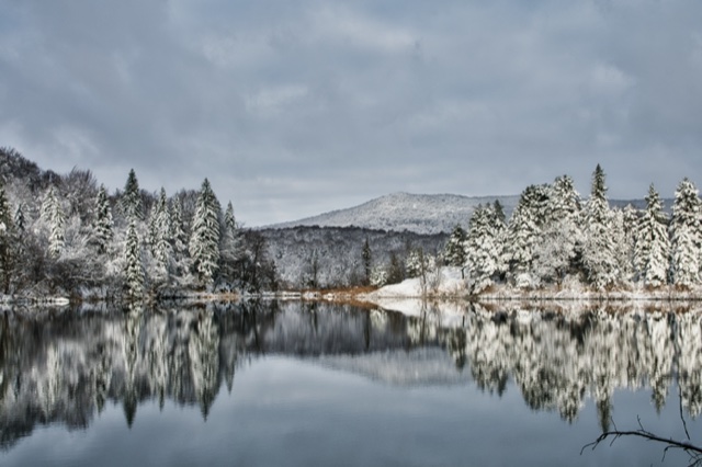 Plitvice Lakes panoramic view